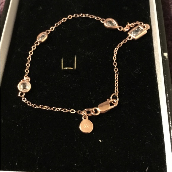 Victoria Wieck Rose Gold Sterling Silver CZ Bracelet - Picture 3 of 7